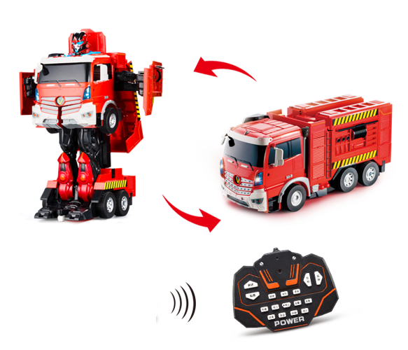 ROBOT TRANSFORM STRAŻ POŻARNA