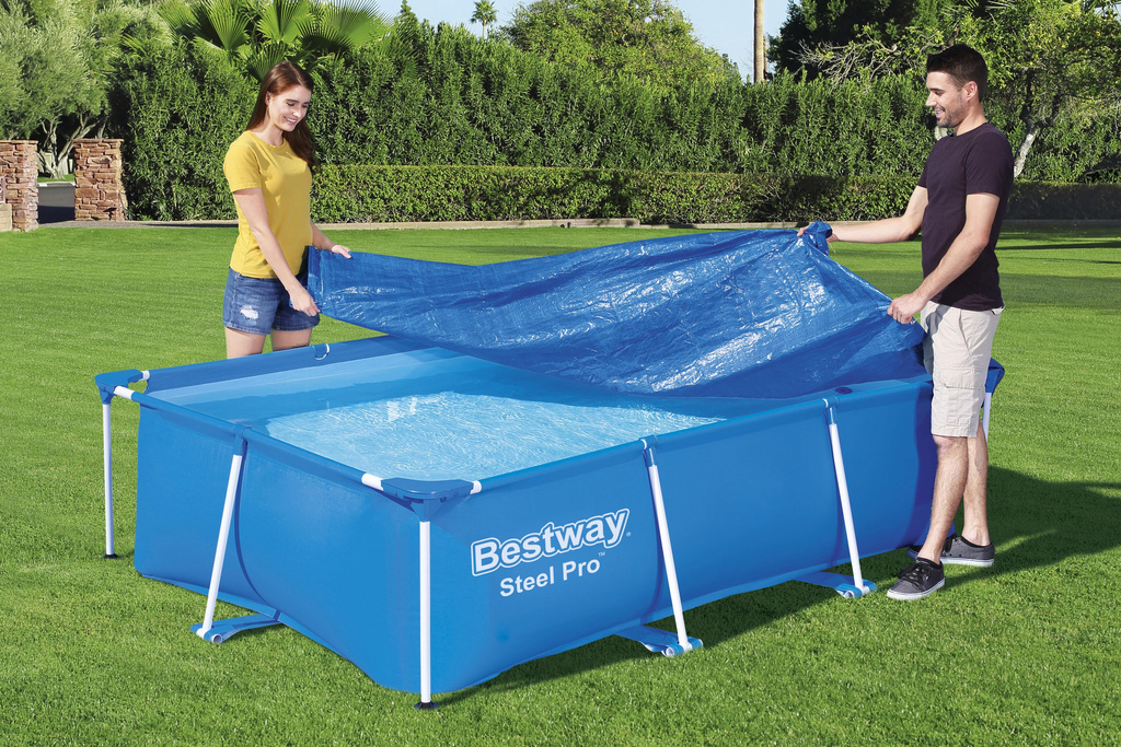 POKRYWA NA BASEN STELAŻ. 259X170 CM BESTWAY 58105
