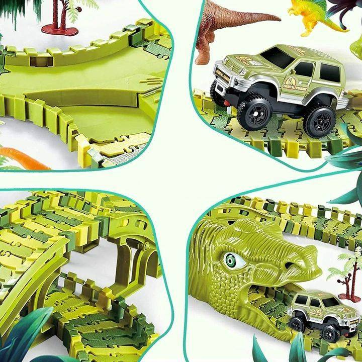 OGROMNY TOR WYŚCIGOWY DINOZAUR - DINO PARK XXL