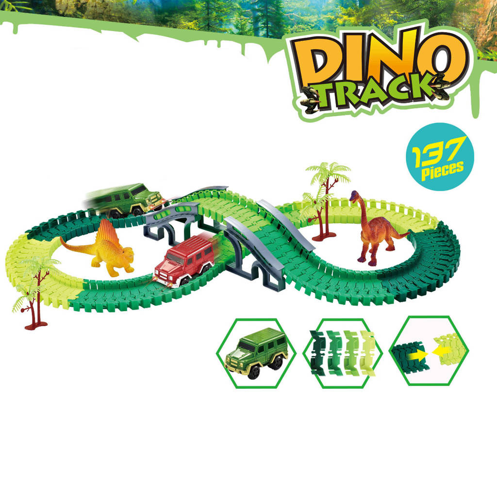 OGROMNY TOR WYŚCIGOWY DINOZAUR - DINO PARK XXL