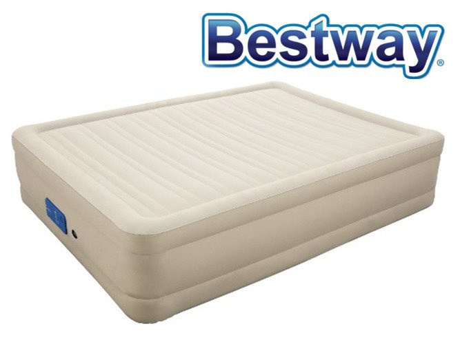 MATERAC DMUCHANY Z POMPKĄ 203x152x43 BESTWAY 69032