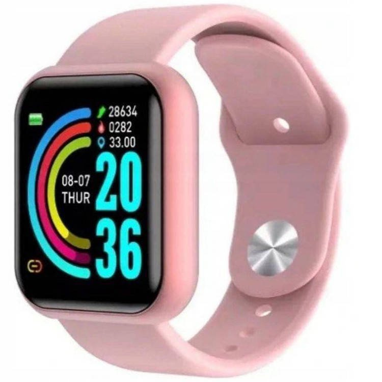 SMARTWATCH L18 OPASKA SPORTOWA róż DO IPHONE