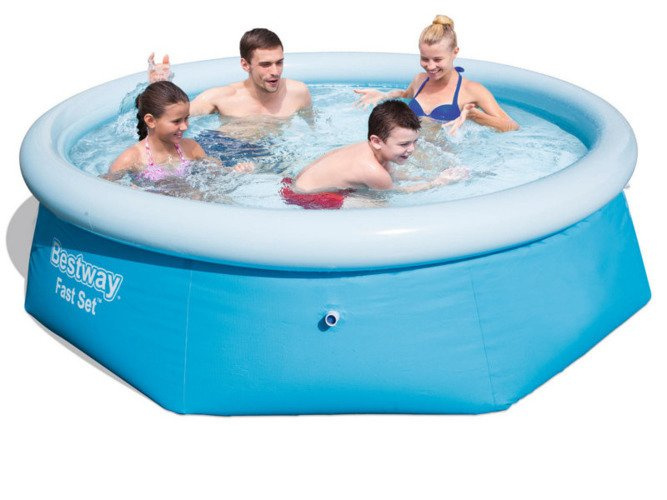 8w1 BESTWAY 57268 BASEN ROZPOROWY + POMPA 244 x 66 cm
