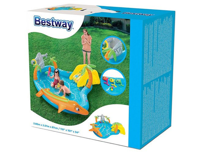 BASEN wodny PLAC ZABAW BESTWAY zjeżdżalnia 53067