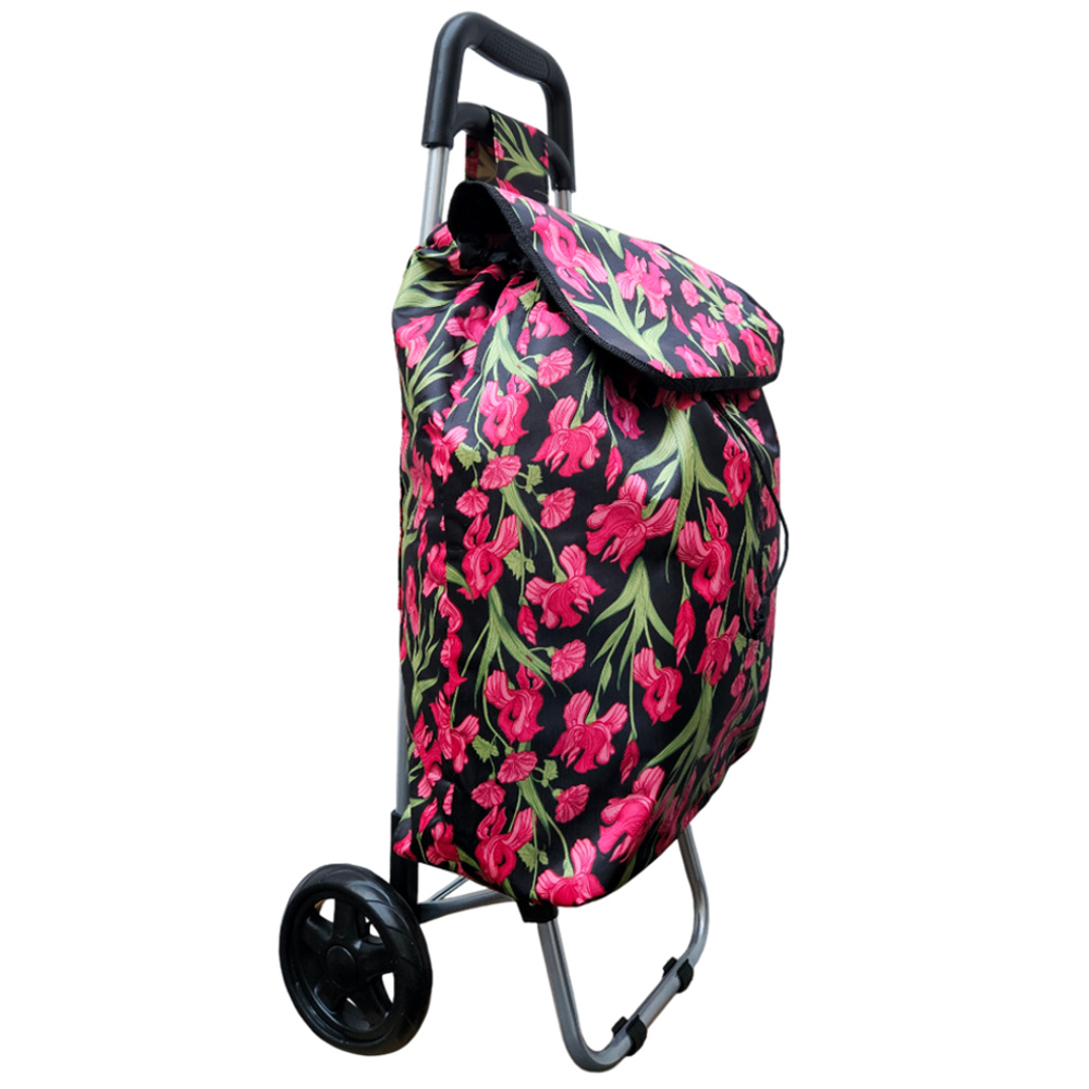 WÓZEK NA ZAKUPY Kwiaty 4