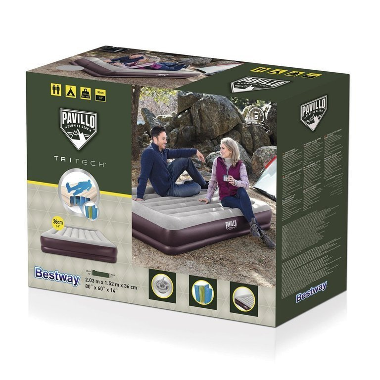 MATERAC DMUCHANY ŁÓŻKO 203x152x36 BESTWAY 67699