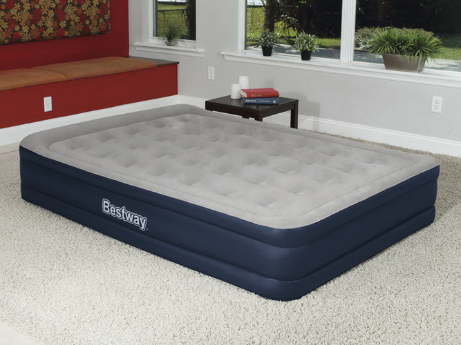 Bestway PODWÓJNY MATERAC pompa torba 203 cm 67600