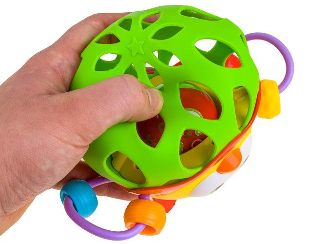 Grzechotka JEŻ GRYZAK Sowa miękka zabawka ZA1283