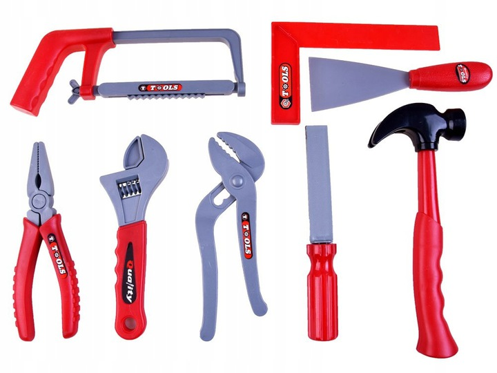 NARZĘDZIA ZESTAW NARZĘDZI MŁOTEK OBCĄŻKI ŚRUBOKRĘT