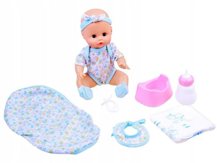 INTERAKTYWNA LALKA KARMIENIE BOBAS PIJE SIKA MÓWI