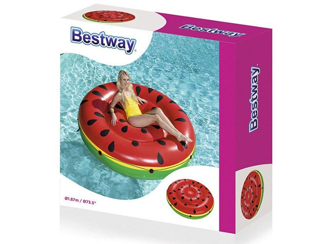 MATERAC WYSPA KOŁO WIELKI ARBUZ BESTWAY 43140 XXL