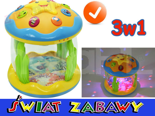 LAMPKA NOCNA 3w1 Oceanarium