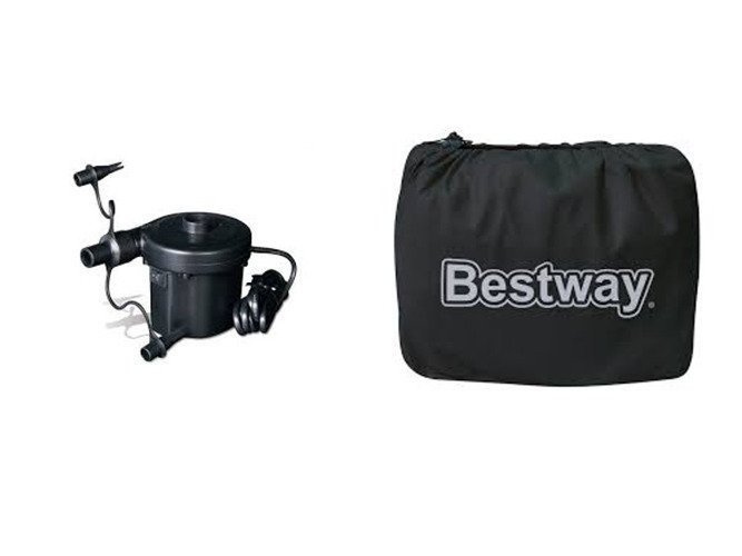 MATERAC DMUCHANY Z POMPKĄ 191x97x39 BESTWAY 67381