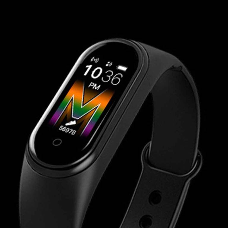 M5 OPASKA SPORTOWA SMARTBAND SMARTWATCH ZEGAREK czarny