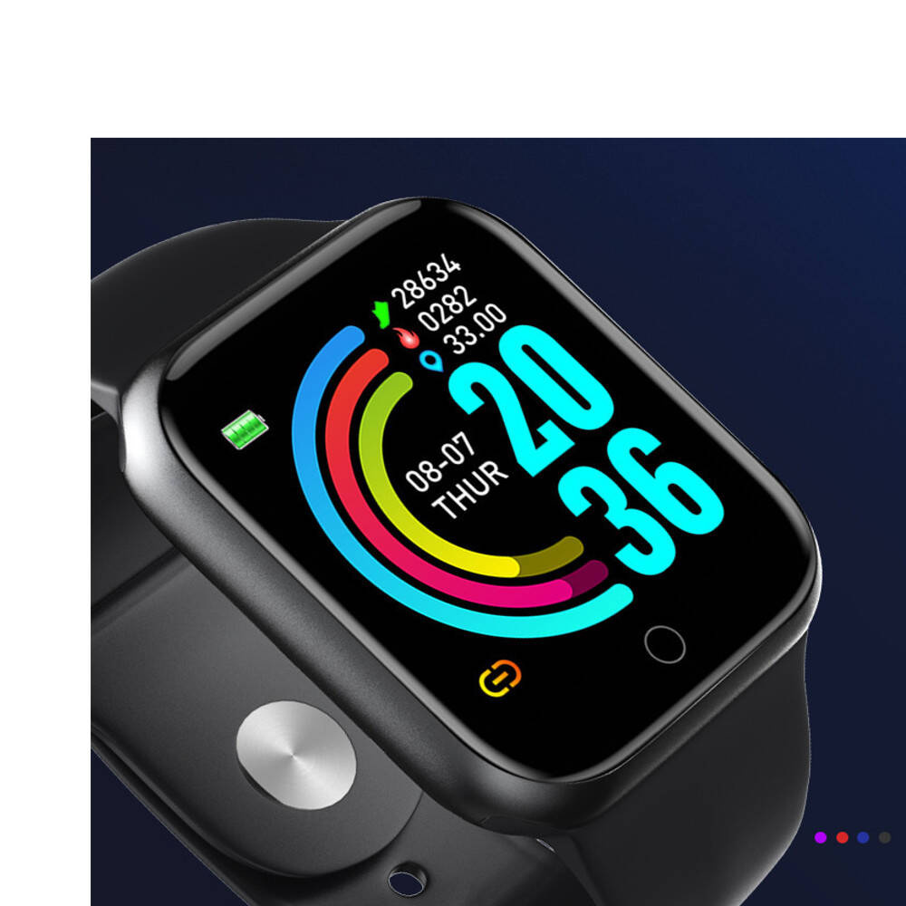 SMARTWATCH L18 OPASKA SPORTOWA czarna DO APPLE