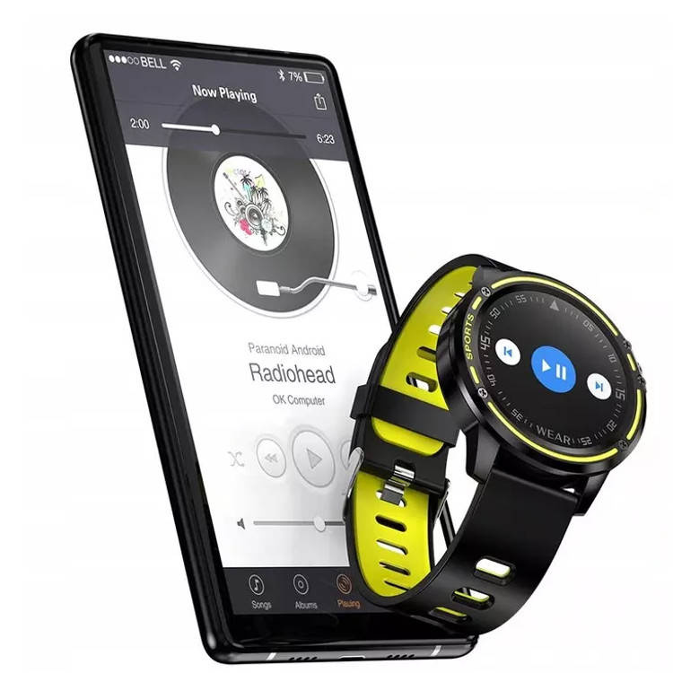 SMARTWATCH ZEGAREK L8 MĘSKI EKG PULS KROKOMIERZ