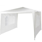 Pawilon PE 3x3 z 2 ściankami bialy