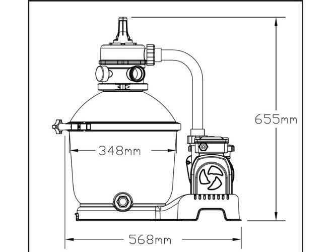 POMPA PIASKOWA 58400 3785 l/h