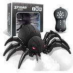 Zdalnie sterowany pająk ziejący parą