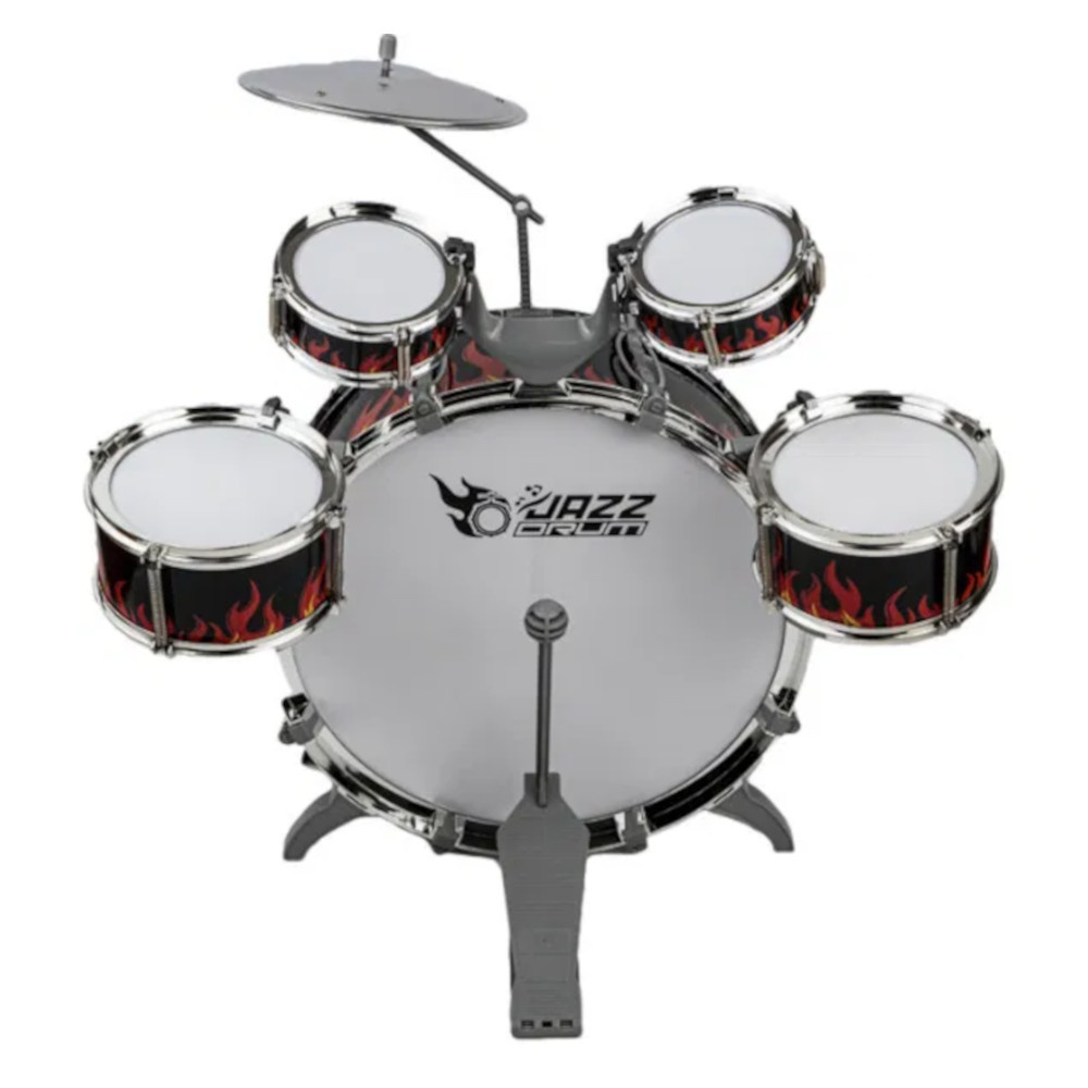 PERKUSJA 6 bębnów, 2 talerze