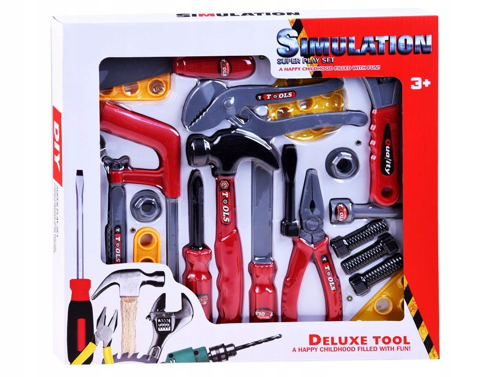 NARZĘDZIA ZESTAW NARZĘDZI MŁOTEK OBCĄŻKI ŚRUBOKRĘT