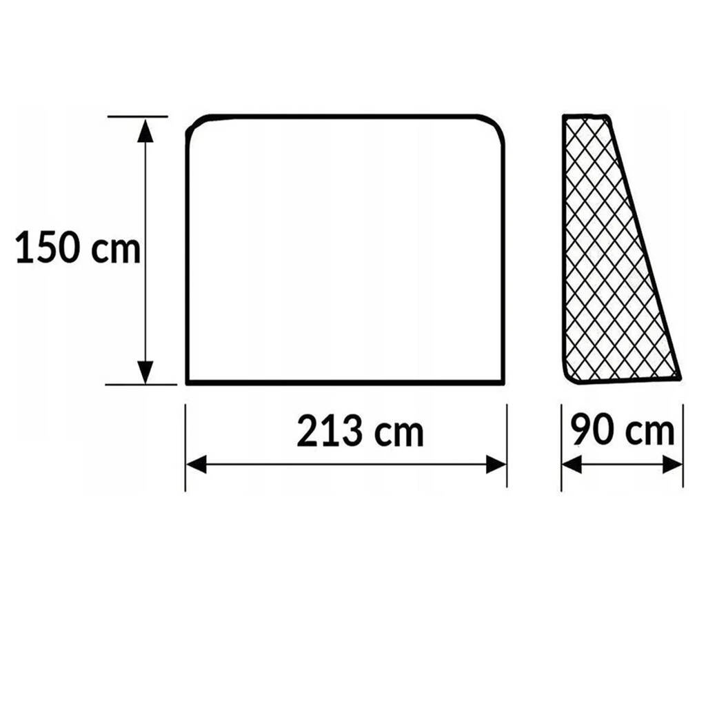  Bramka METALOWA 213x150x90 cm