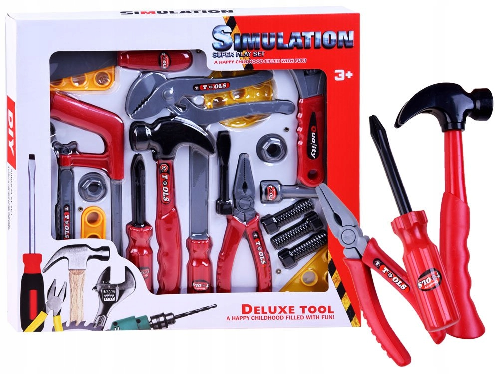 NARZĘDZIA ZESTAW NARZĘDZI MŁOTEK OBCĄŻKI ŚRUBOKRĘT