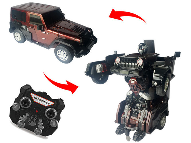 ROBOT JEEP TRANSFORMER SAMOCHÓD STEROWANY R/C