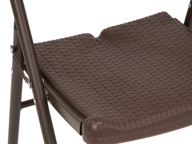 KRZESŁO SKŁADANE 4 SZTUKI RATTAN CATERINGOWE