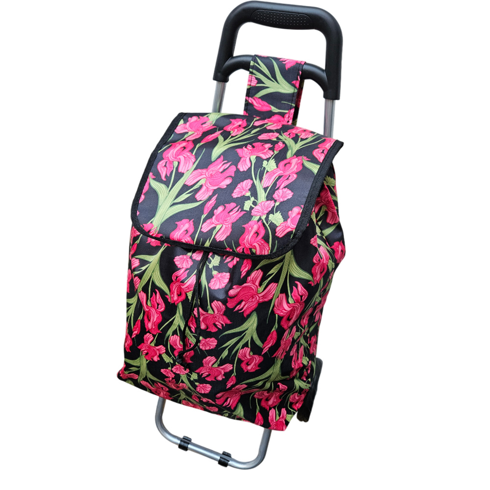 WÓZEK NA ZAKUPY Kwiaty 4