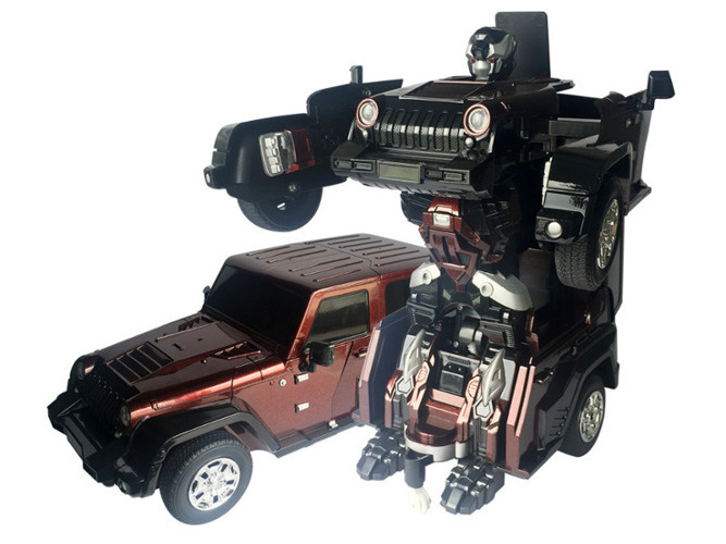 ROBOT JEEP TRANSFORMER SAMOCHÓD STEROWANY R/C