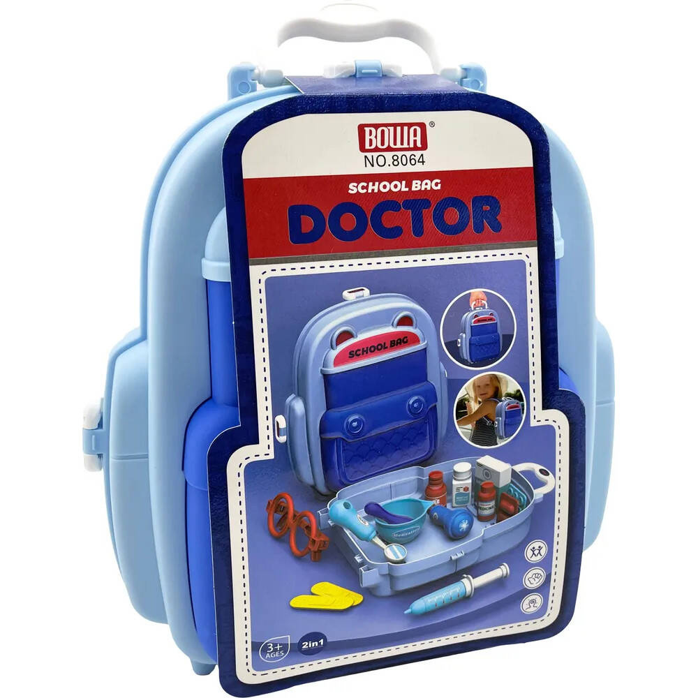 Walizka PLECAK zestaw małego Lekarza Doktor Medyk