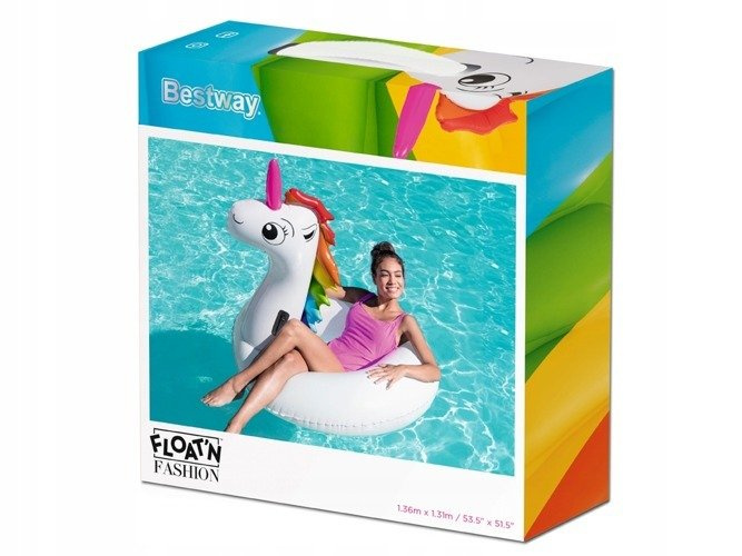 JEDNOROŻEC DUŻY DMUCHANY FOTEL 136CM BESTWAY 36123