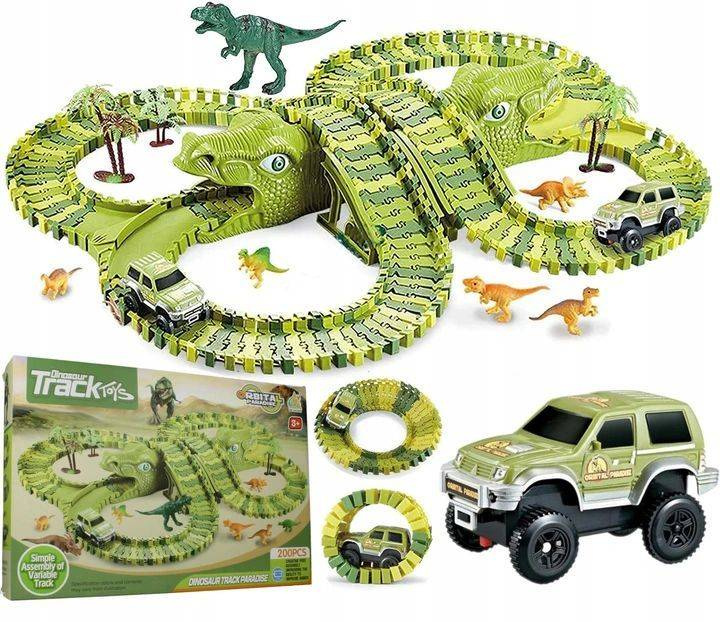 OGROMNY TOR WYŚCIGOWY DINOZAUR - DINO PARK XXL