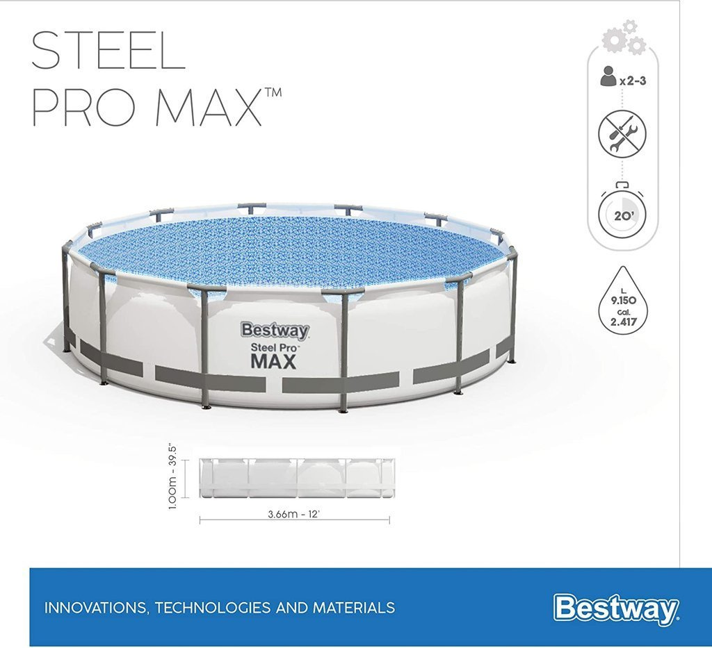 BASEN STELAŻOWY BESTWAY 366x100 z pompą 56418
