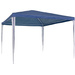 Pawilon PE 3x3 z 3 ściankami niebieski w pasy