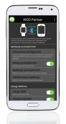 SMARTWATCH ZEGAREK Q18 POWIADOMIENIA SMS TELEFON