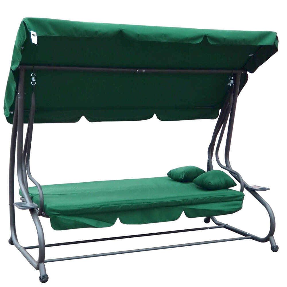 HUŚTAWKA OGRODOWA 3-OSOBOWA PRESTIGE ZIELONA