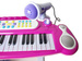 PIANINO KEYBOARD + KRZESEŁKO RÓŻOWE