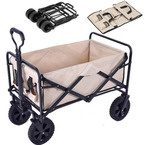 DUŻY WÓZEK PLAŻOWY SKŁADANY