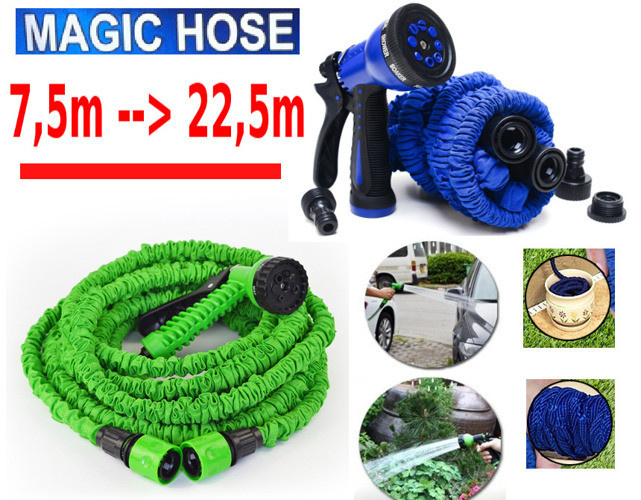 WĄŻ OGRODOWY X-HOSE MAGIC 7,5 - 22,5 M ROZCIĄGLIWY