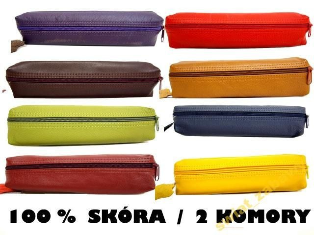 PIÓRNIK TUBA SKÓRZANY 2 KOMORY SKÓRA