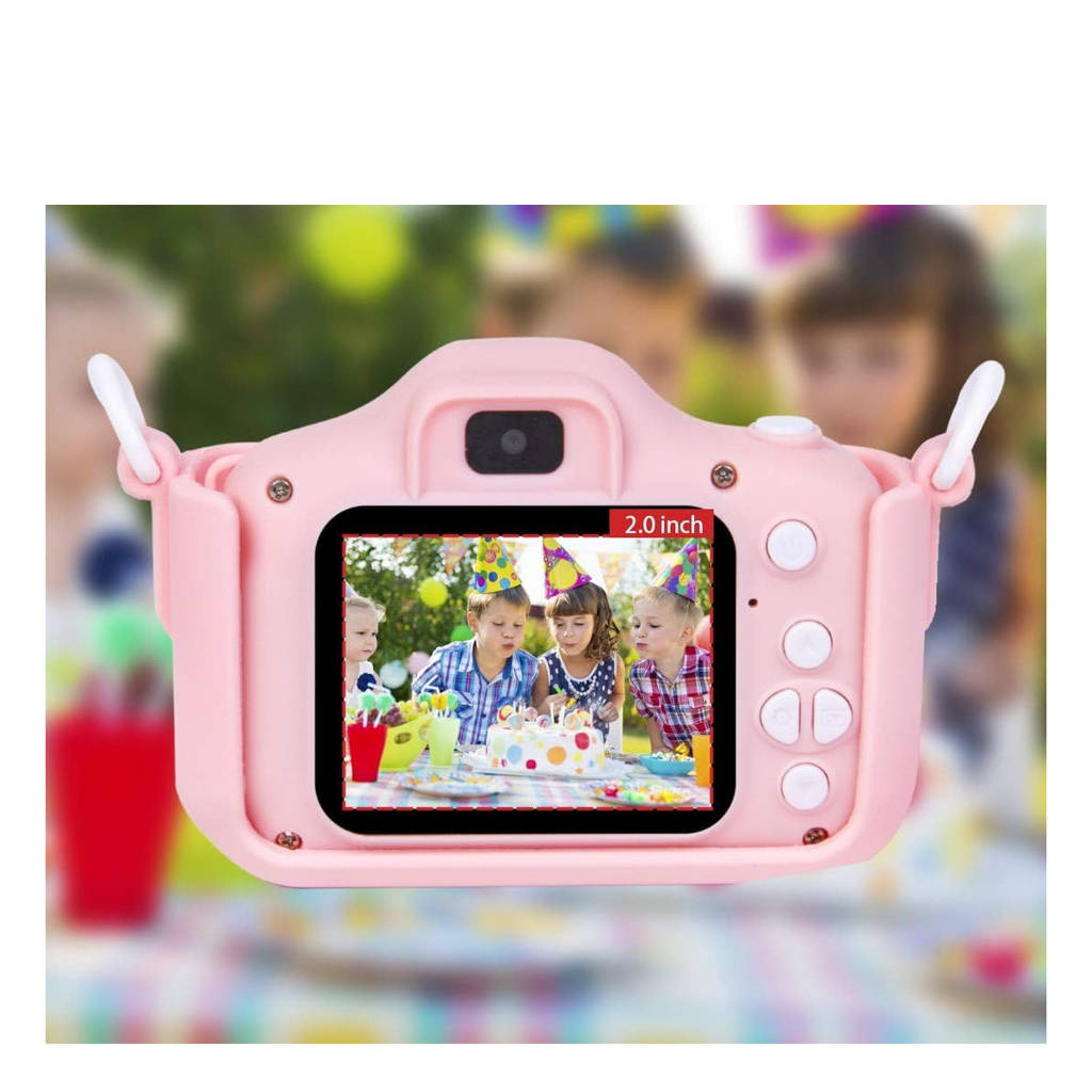 Aparat KOTEK Różowy + KARTA 32 GB