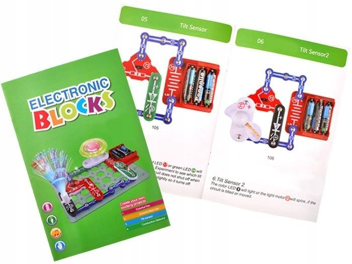 MAŁY ELEKTRONIK ŚWIECĄCY ZESTAW EDUKACYJNY DLA DZIECKA