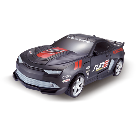 DUŻY ROBOT TRANSFORMER R/C czarny