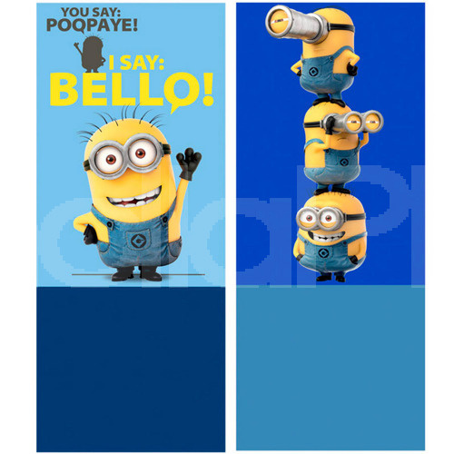 SZAL POLAROWY MINIONKI