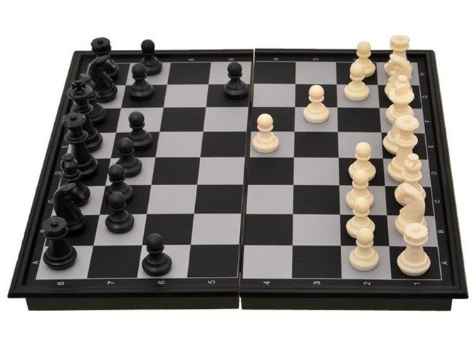 Szachy Warcaby magnetyczne treningowe 2w1 GR0141
