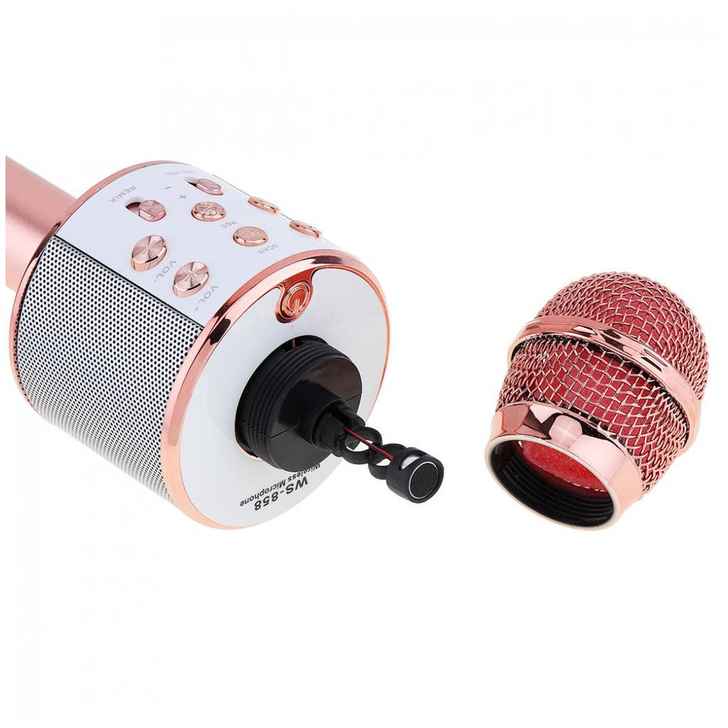 Mikrofon KARAOKE WS858 MIEDZIANY