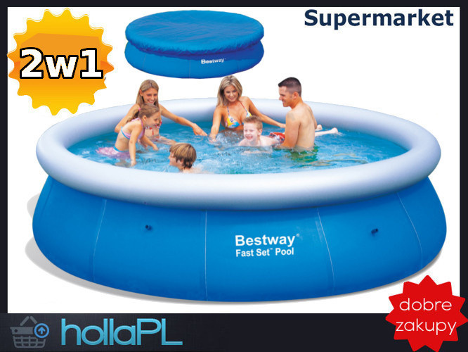 2w1 BASEN 366x91cm POKRYWA 57164 BESTWAY