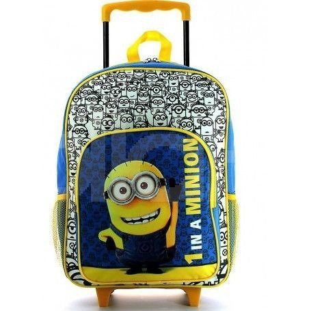 MINIONKI TORBA PLECAK NA KÓŁKACH